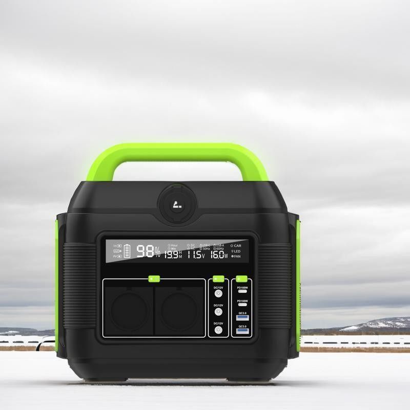 Output multifunção 600W Camping exterior RV Armazenamento de energia Estação de energia reciclável