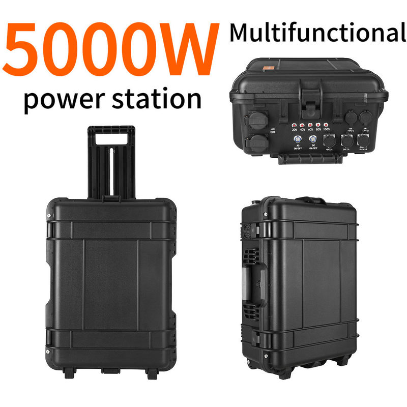 Mantenha-se carregado em qualquer lugar 8000W Pico de potência Estação de energia solar portátil para aventuras ao ar livre