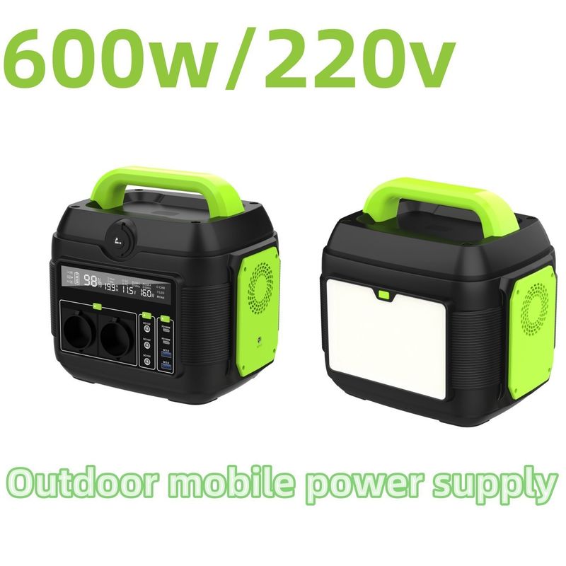 300W 600W 1200W Bateria de lítio Estação de energia portátil Gerador solar para emergência doméstica