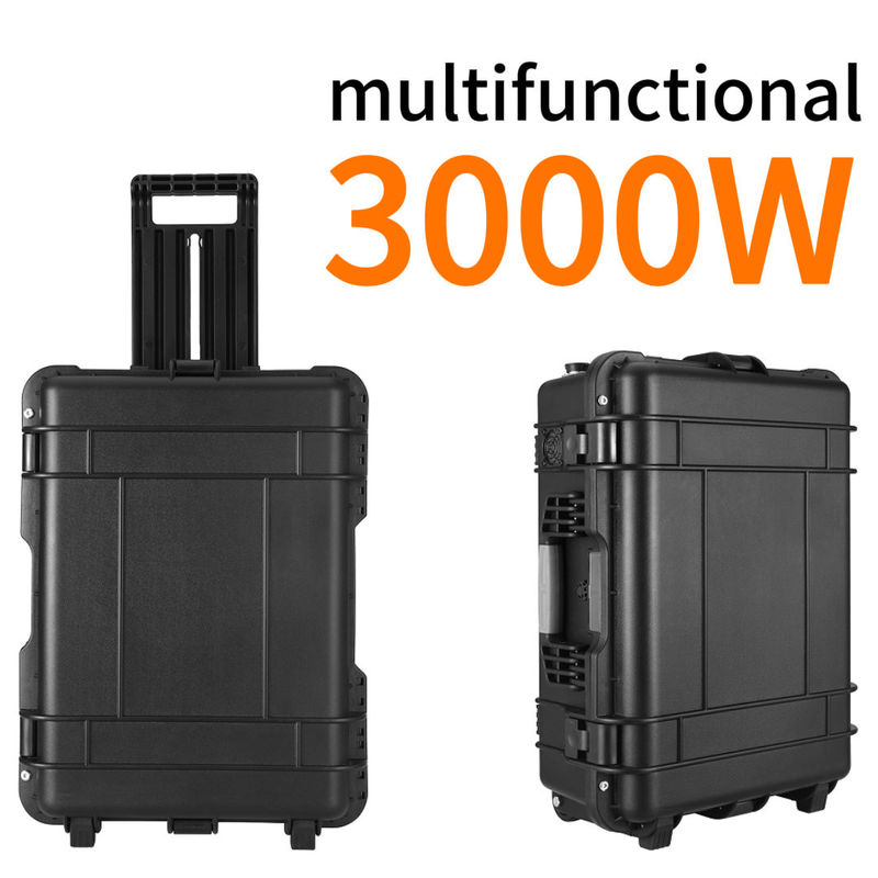 15A Max AC Output Current 3000W Lithium LiFePO4 Bateria Fornecedor de energia solar portátil para casa ao ar livre