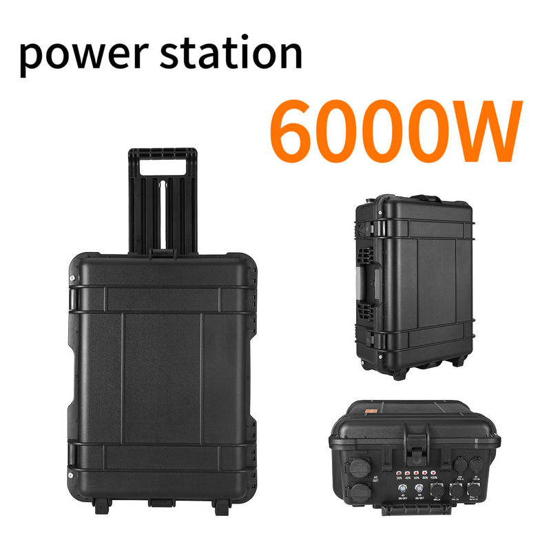 6000W Sistema de Energia Solar para Domicílio Fornecimento de Energia Portátil com Corrente de Saída AC 15A Max