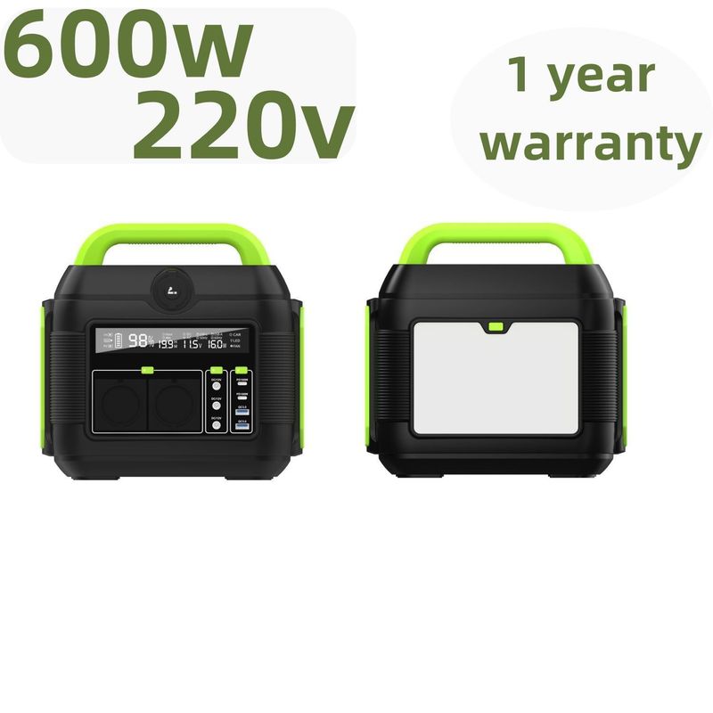 600W 110/220V-50Hz/60Hz Estação de Energia Portátil Gerador Solar para Distribuição Direta