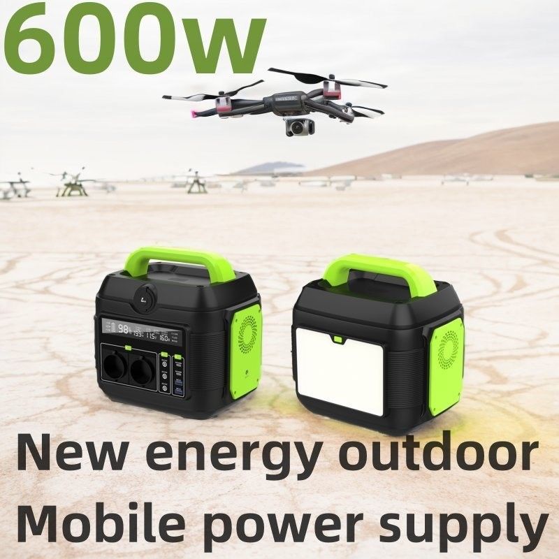 Estação de energia portátil de gerador solar de 600W S6 para aplicações ao ar livre e UAV