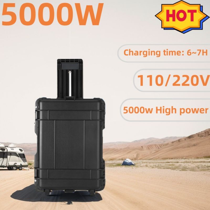Gerador solar de capacidade nominal de 4800wh para armazenamento de energia renovável