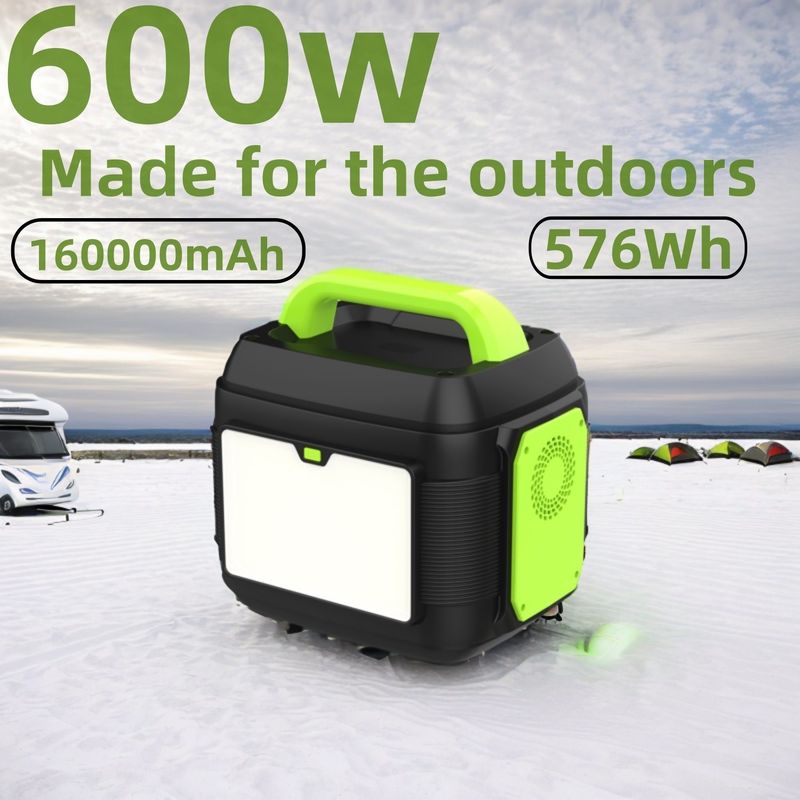 US 320/Piece Request Sample 600W 576Wh 14,4V 40Ah Gerador Solar Portátil de 160000mAh