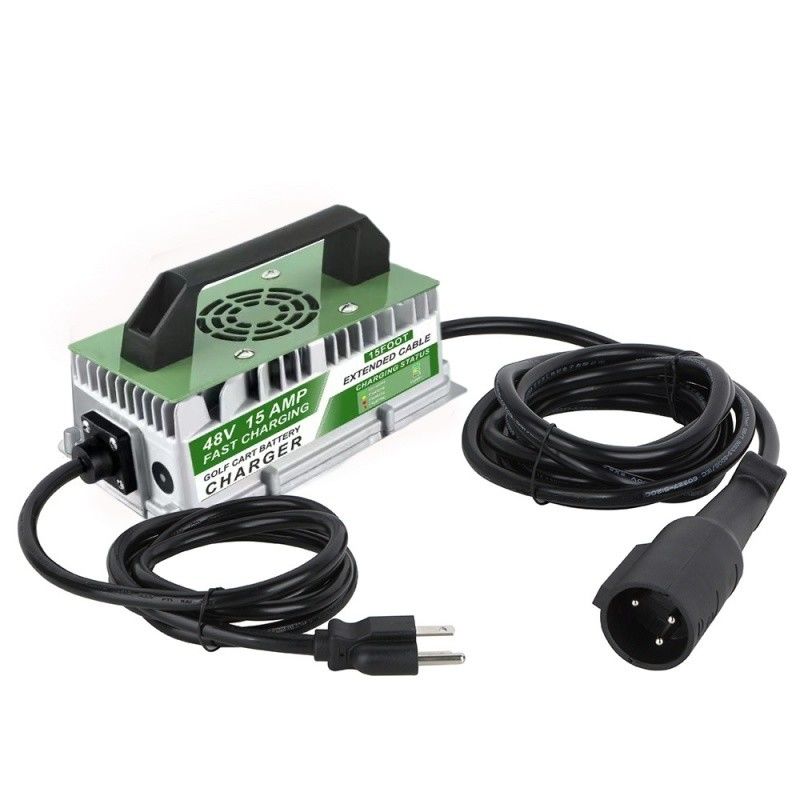 Carregador LiFePO4 IP67 800W à prova d'água Carregador rápido Smart DC para empilhadeiras / carrinhos de golfe
