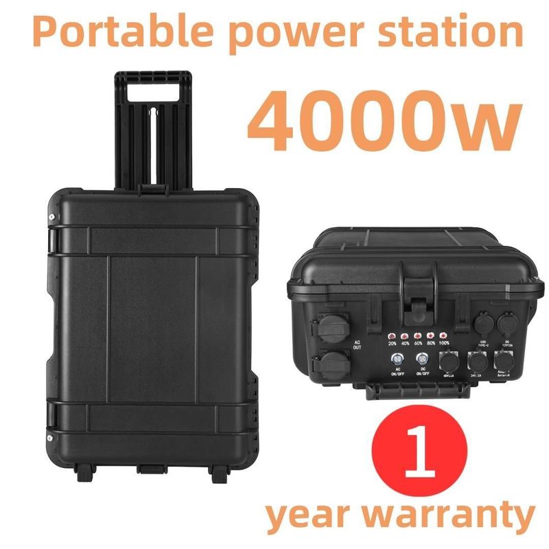 Estação de energia de emergência multifuncional de potência máxima de 8000 W para soluções de energia ao ar livre