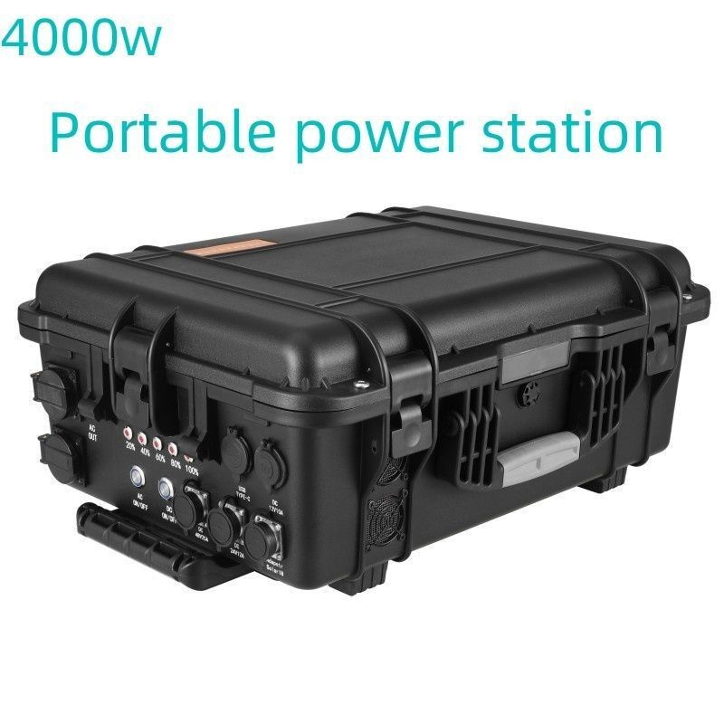 LT-40 Estação de energia portátil de 4000W 110V/220V Pico 4400W para acampamento de viagem ao ar livre de emergência