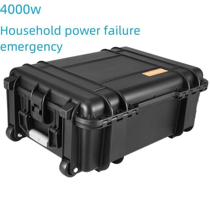 LT-40 LiFePO4 4000W gerador solar portátil para casa / estação de energia de acampamento 110V/220V