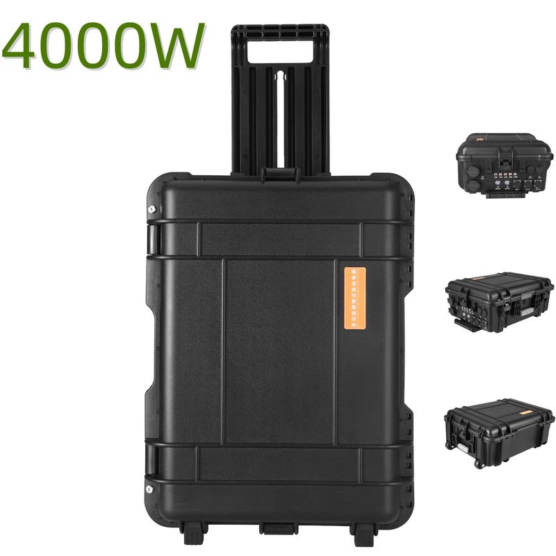 Gerador solar portátil de células de lítio LiFePO4 de 8000W para atividades ao ar livre