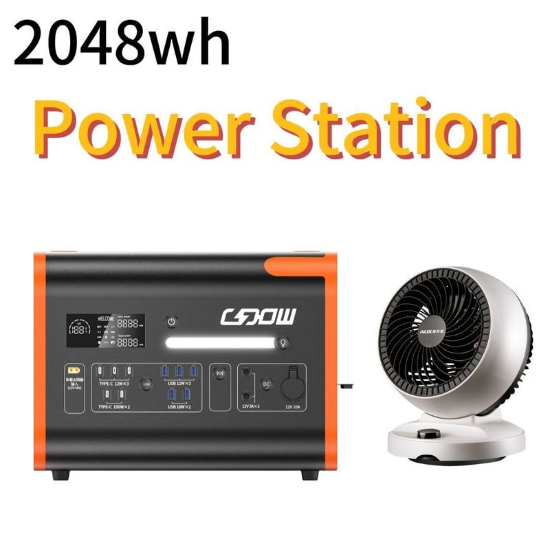 Voltagem de saída AC 100V-120V/AC 220V-240V Inverter de onda senoide pura Estação de energia LiFePO4