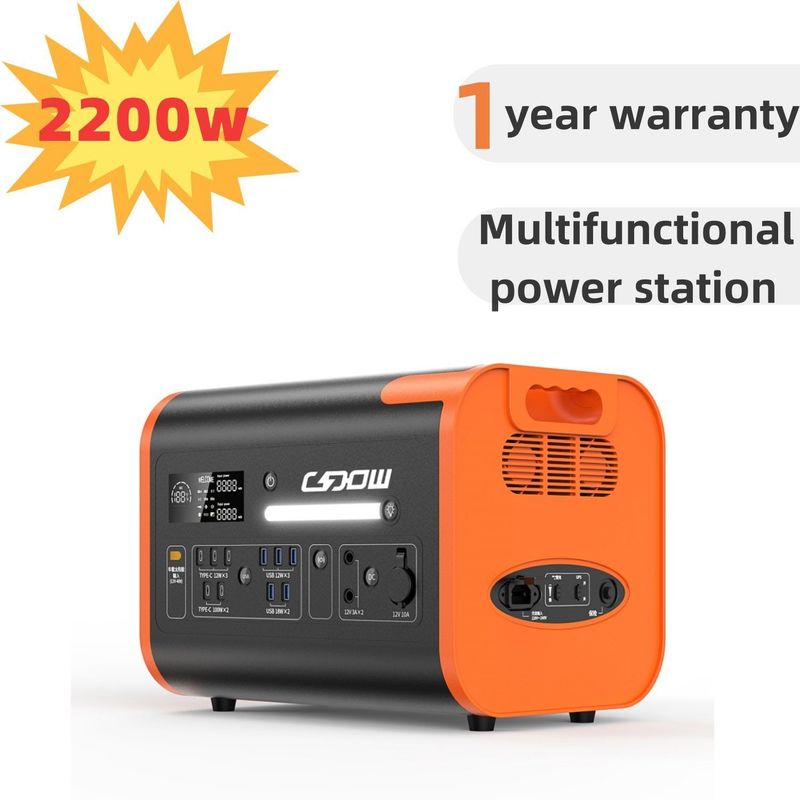 ODM OEM Voltagem de saída AC 100V-120V/220V-240V Gerador solar para casa para acampamento
