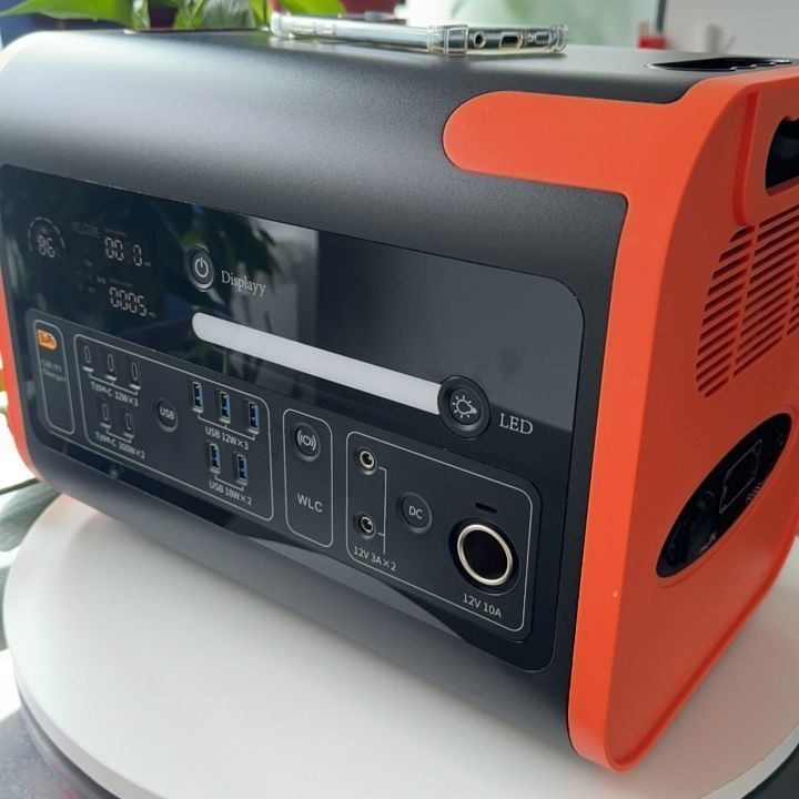Estação de energia portátil de 600W 2000W Gerador solar para acampamento