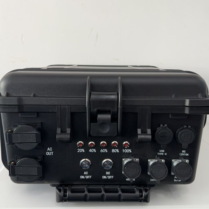 Gerador de energia de emergência portátil de grande motor de 3000W para energia de saída AC de alta potência