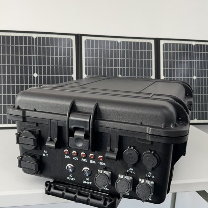 6-7h Tempo de carregamento LiFePO4 Gerador de acampamento solar portátil Usb Estação de energia móvel