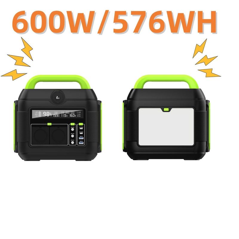 Estação de carregamento rápido reciclável de 600W/160000mAh 110V Portable AC/DC/USB/Type-C Power Bank S6