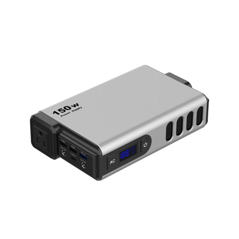 S150X-100 Estação de energia portátil 150W para casa fora de emergência backup 110V 220V AC saída