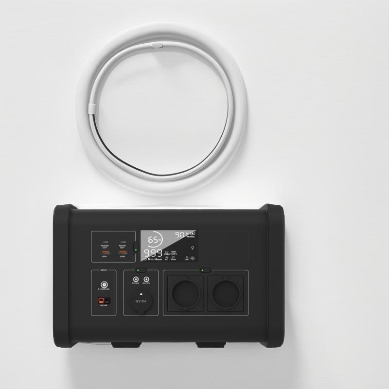 Interface Anderson de entrada solar 18V/6A Max para central elétrica portátil LiFePO4 de 230V 700W