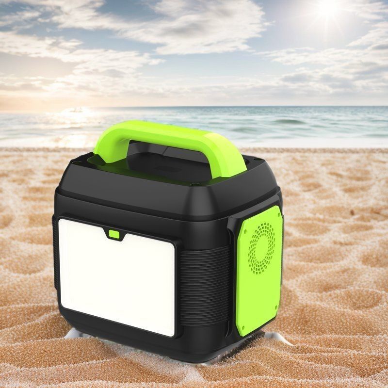 600W armazenamento de energia de emergência fonte de alimentação móvel com 300W 200W banco de baterias e display de cristal líquido