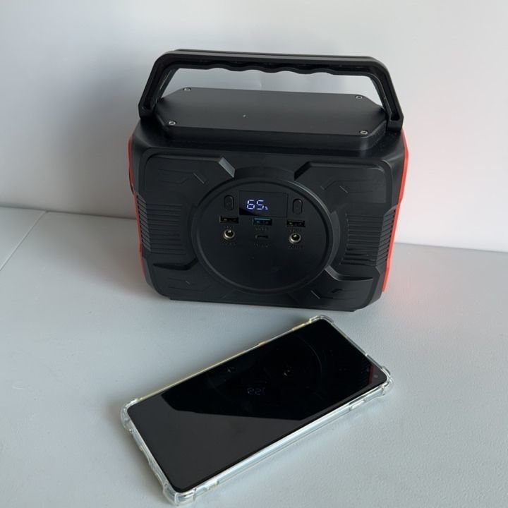 48000mAh Emergency Mini Portable Mobile Power Bank com e DC1 2 Output 12V-16.8V/6A