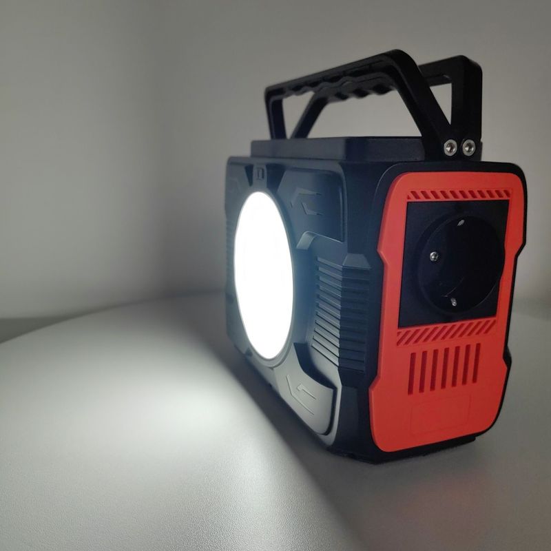 Estação de energia solar portátil 200W AC DC para atividades ao ar livre e emergências