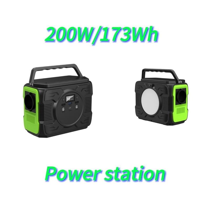 Capacidade de bateria de 48000mAh Gerador de energia móvel portátil de balcão RV para acampamento ao ar livre