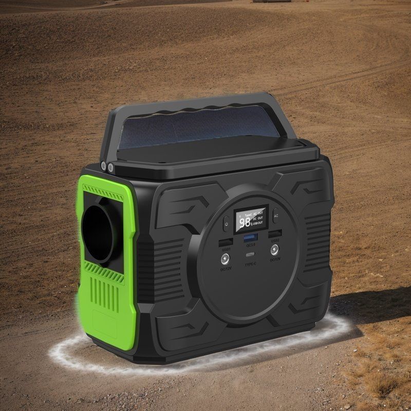 200W Powerstation Outdoor Camping gerador solar com bateria de 48000mAh e luz LED