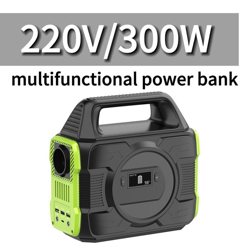 Estação de energia portátil reciclável 110V 220V 300W Gerador solar