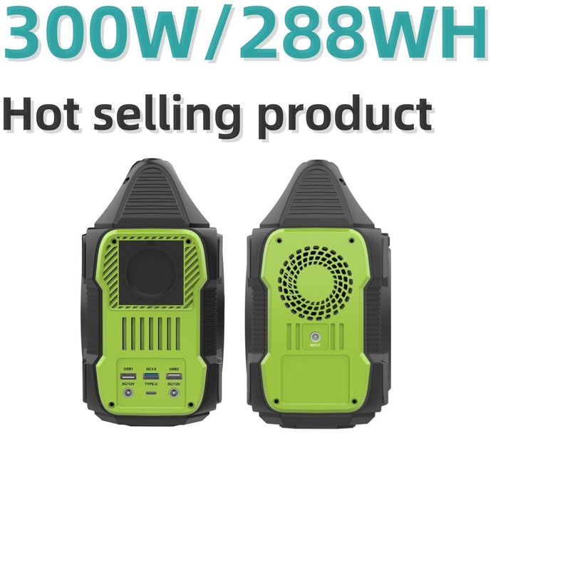 Carregamento rápido ao ar livre Estação de energia solar portátil de 300W Gerador solar com bateria de lítio S3