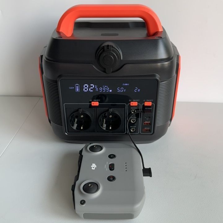 MPPT Potência 600W Bateria de lítio portátil Estação de energia móvel ao ar livre saída AC 220V