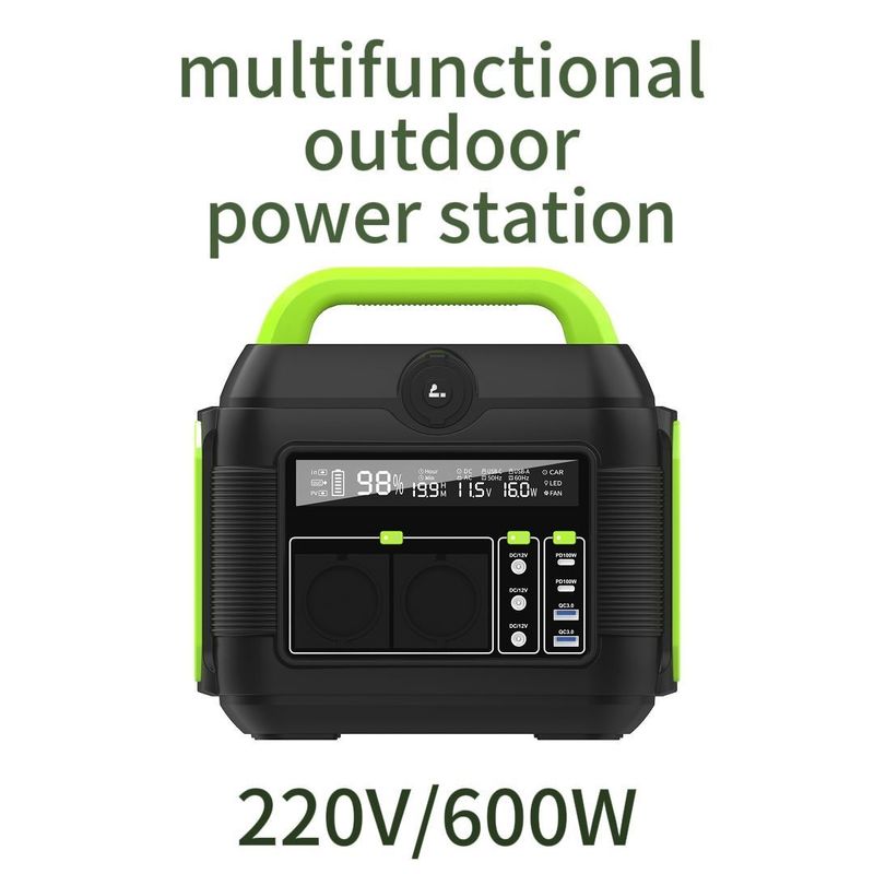 Un Banco de energia de estação de carregamento portátil de 600W para entusiastas do ar livre