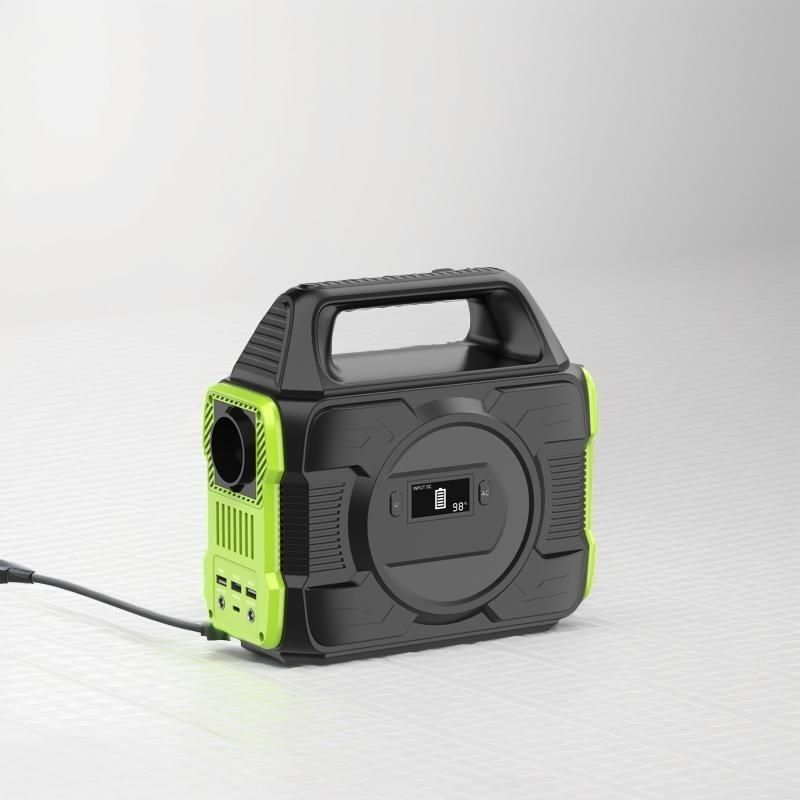 Gerador de emergência de acampamento portátil de onda sinusal de 300W para entrada direta e máxima de 160W