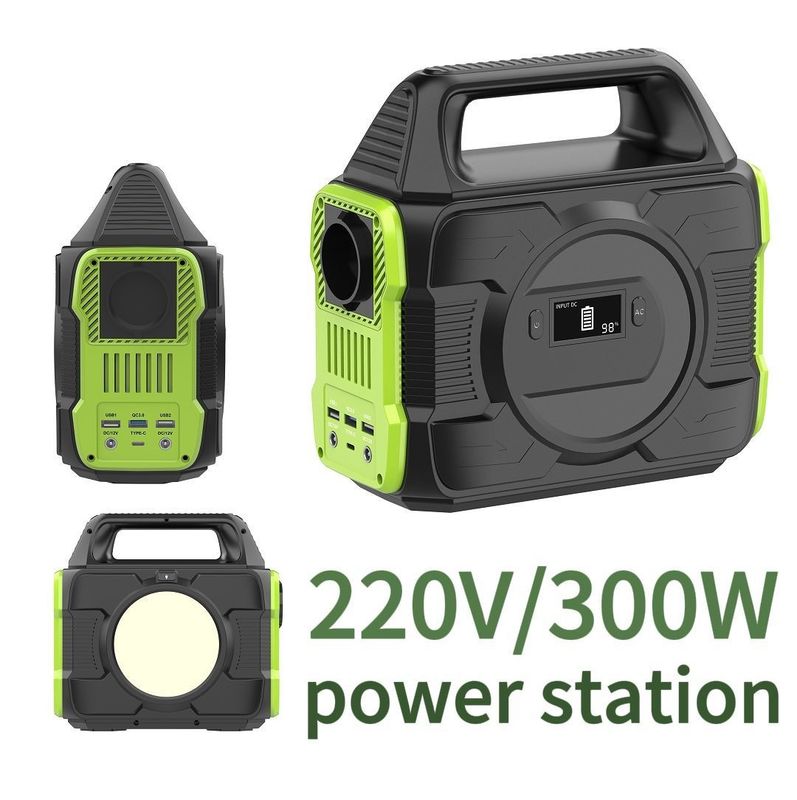 Un Gerador 300W 200W 500W 600W Estação de energia portátil para viagens ao ar livre Camping RV