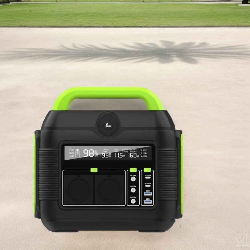 Estação de energia móvel de bateria de lítio de 600 W para acampamento e armazenamento de energia de emergência