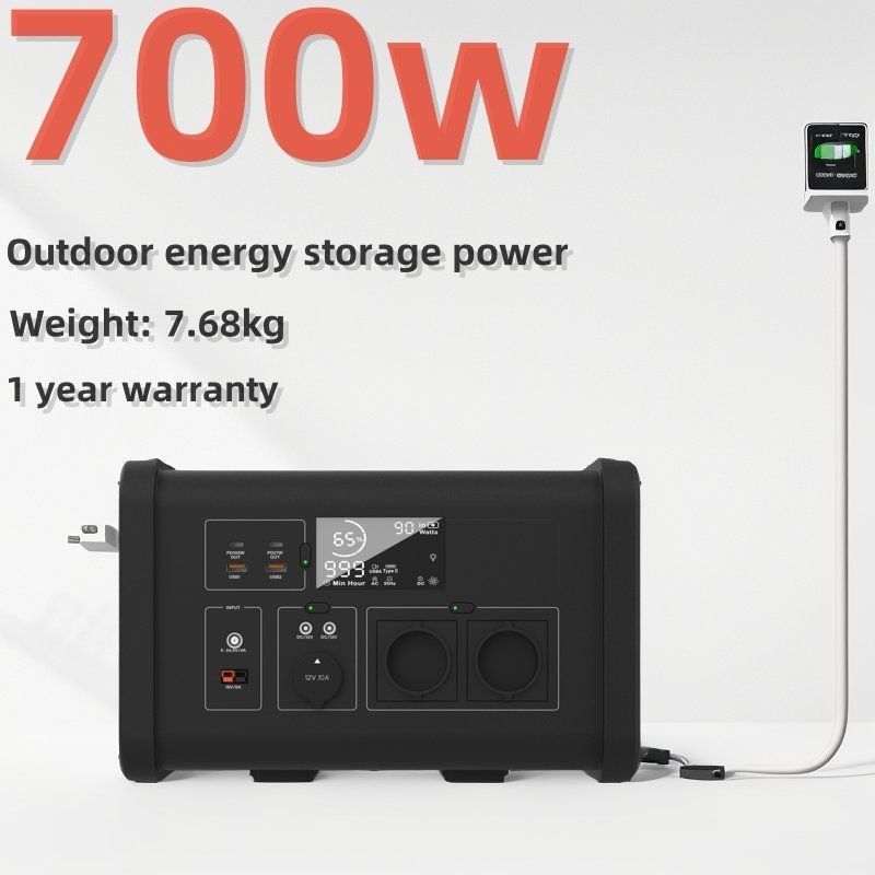 Estação de energia solar portátil de 700W gerador solar para atividades ao ar livre fácil de operar