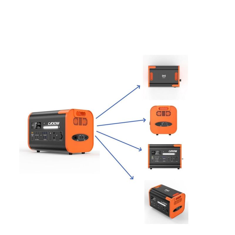 AC 100V-120V/AC 220V-240V 2200W gerador solar portátil para atividades ao ar livre em 2024