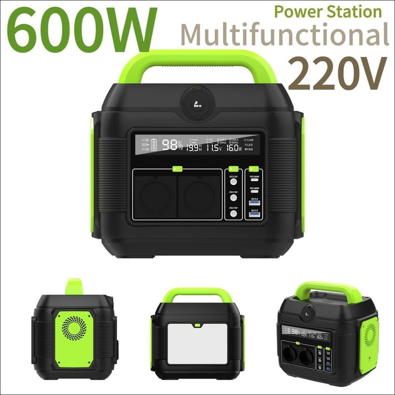 Estação de energia portátil personalizável de 300W 500W 600W 1200W 2200W para atividades ao ar livre