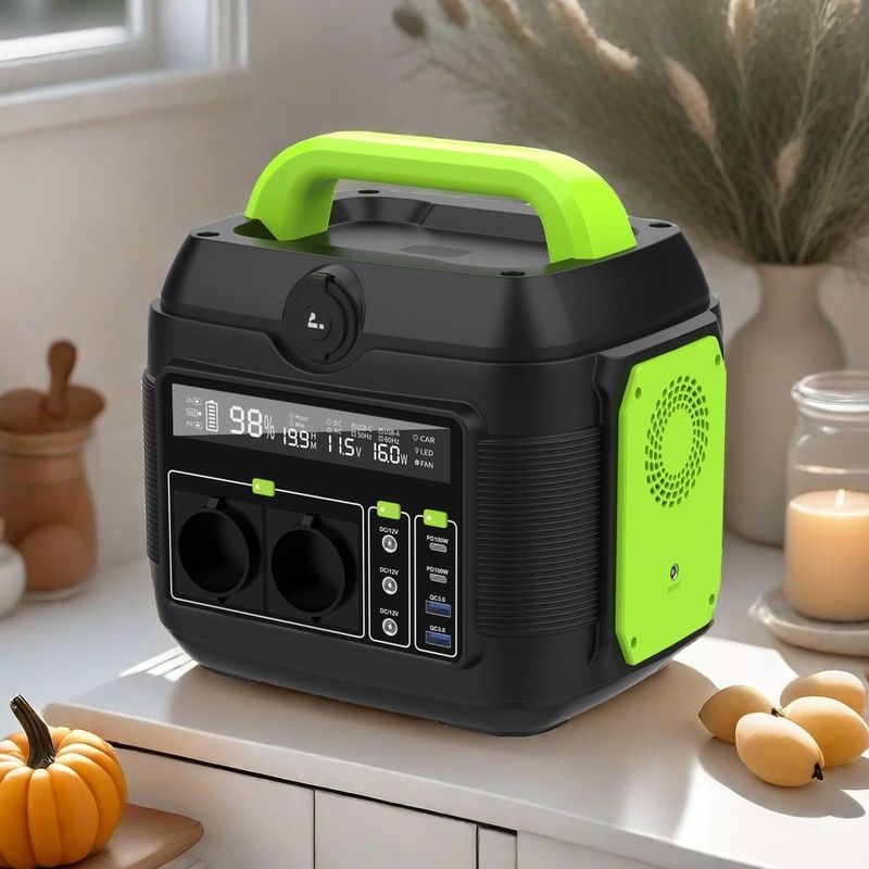 Estação de energia portátil de 600W 300W 500W 600W 1200W 2200W S6 para carregamento de pesca em acampamento