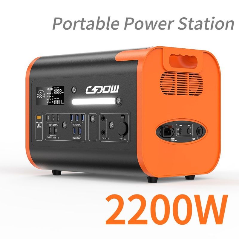 2000wh Armazenamento de energia fora da rede Energia solar de reserva Banco de energia portátil Estação de energia