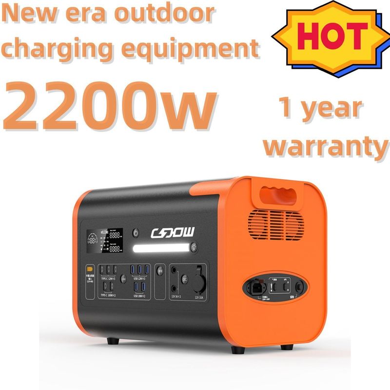 2000W/2200W/2400W gerador solar portátil Lifepo4 para estação de recarga de emergência