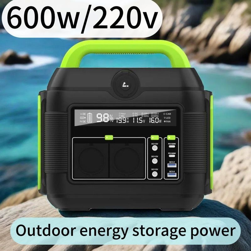 Gerador solar portátil reciclável 600W 2200W 3000W para acampamento de energia renovável quente