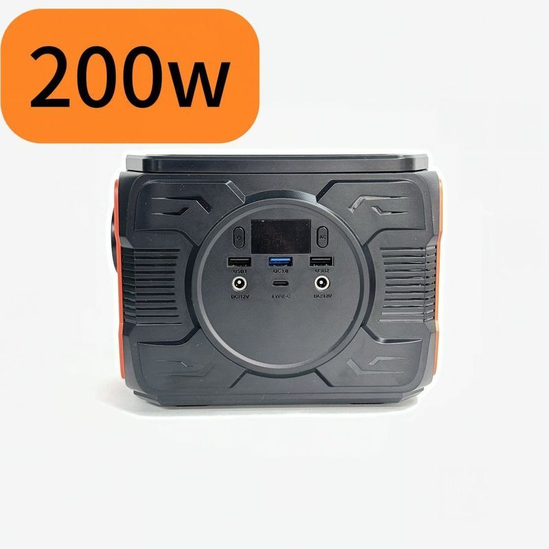A mais recente estação de energia portátil de gerador solar de acampamento ao ar livre de 200W com saída QC3.0