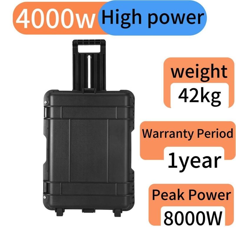 LT-40 4000W/3840wh Gerador Solar AC Saída 110V/220V para energia externa sustentável