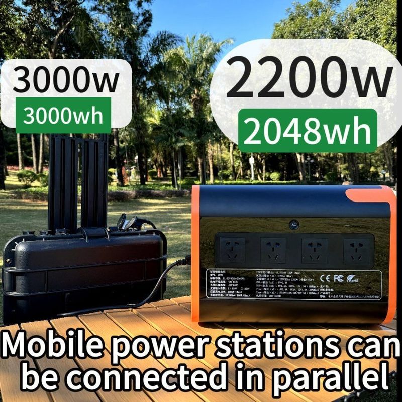 Gerador solar UAV de 2200W laranja com autenticação Un38.3/Msos e potência de acionamento de 4000W