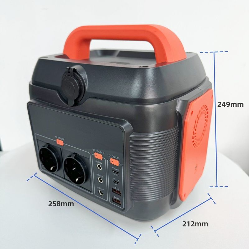 Tipo-C Pd 100W Sinus Wave Bateria de lítio Proteção contra sobre-temperatura Tempo de carregamento 3-6h