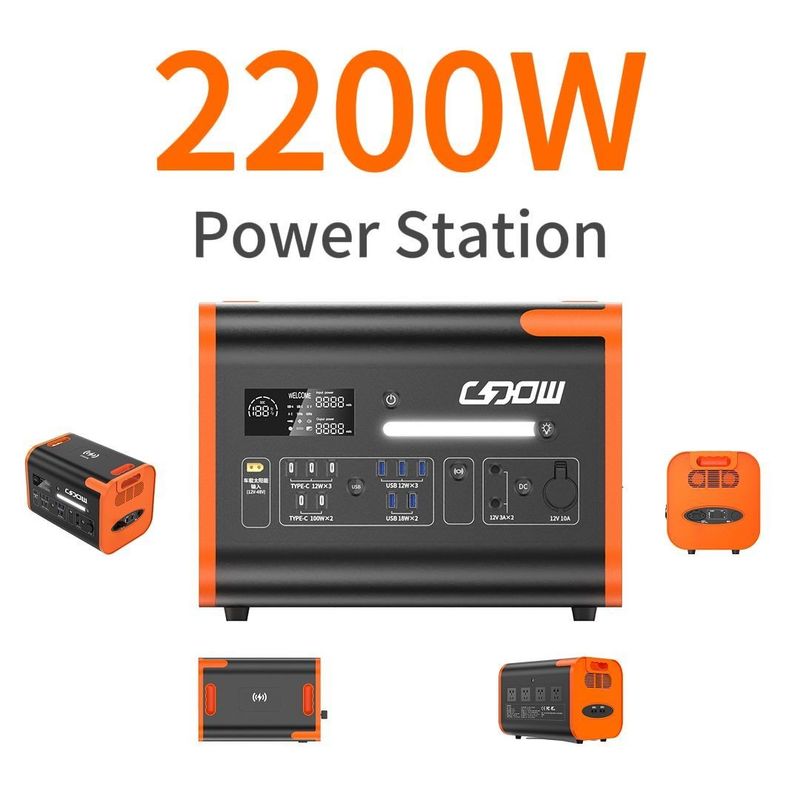 AT22 Solar 2000W 2200W 2500W 3000W Portátil Gerador Central de Energia para o seu benefício