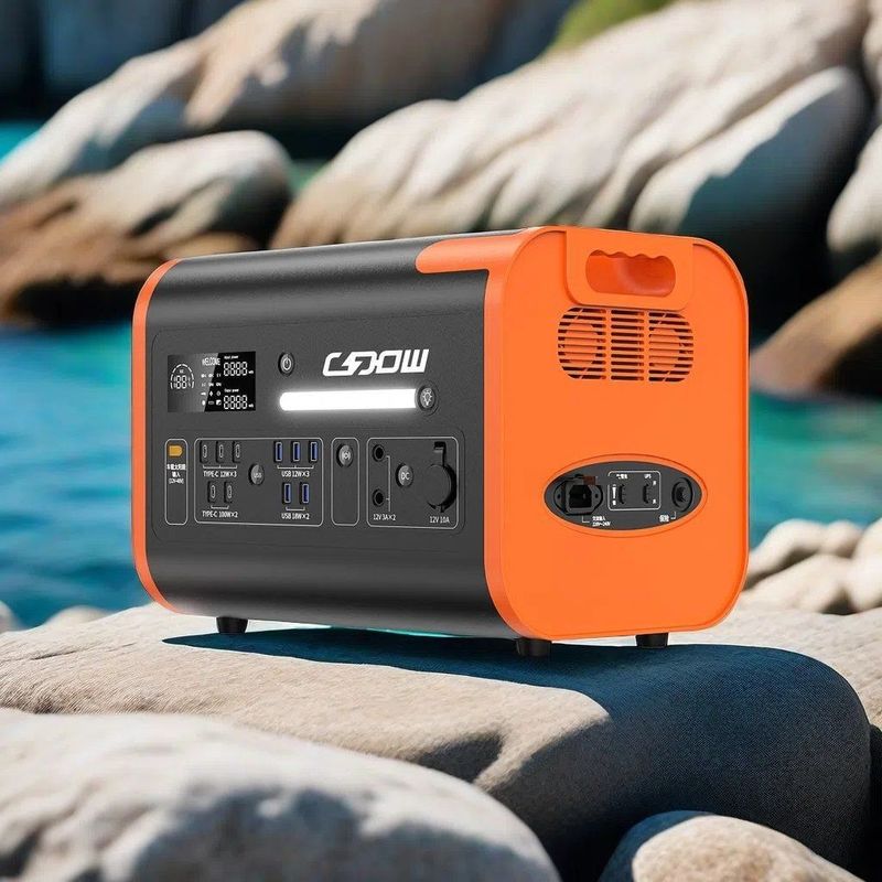2200W 2048wh 40ah Outdoor Adventure Estação de energia portátil para todos os aparelhos compatíveis