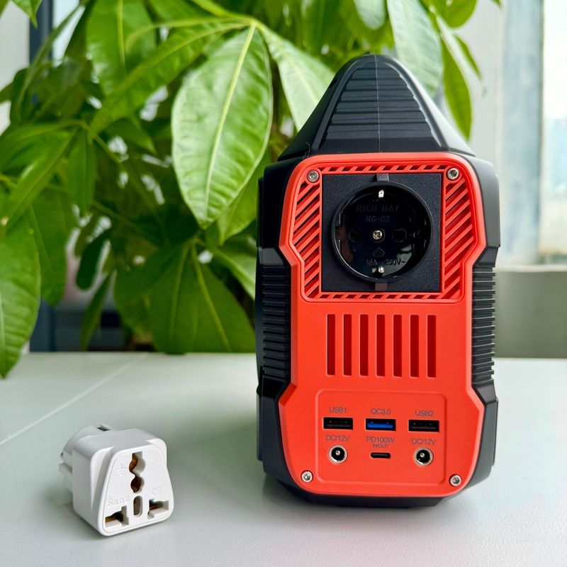 288wh 300W Multifunção Bateria de Lítio Estação de Energia Portátil para Vida ao Ar Livre