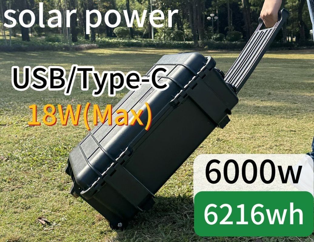 Estação de energia portátil de gerador de 6000W A solução definitiva para atividades ao ar livre