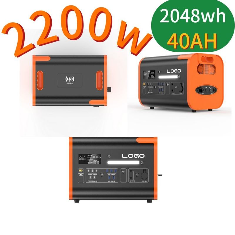 2200W-2400W Camping/Home Gerador Solar Sua solução de energia final para qualquer aventura